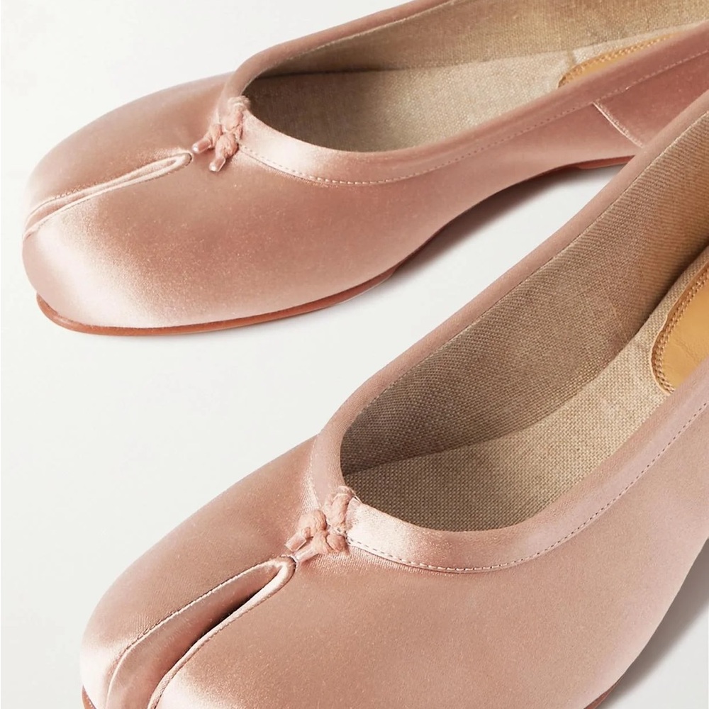 Maison Martin Margiela Pink Satin Flats